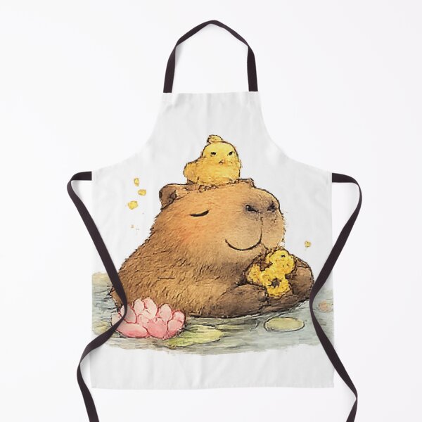 Item preview, Cute Capybara with Baby Chicks designed and sold by Northline Creative.