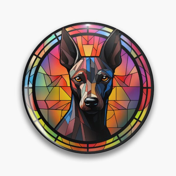 Item preview, Xoloitzcuintli Xolo Dog Stained Glass Leadlight Artistic Design Mom Dad designed and sold by rafaeltto.