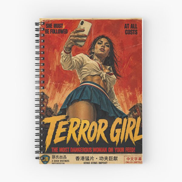 Item preview, Terror Girl – Vintage Hong Kong Exploitation Movie Poster designed and sold by obstinator.