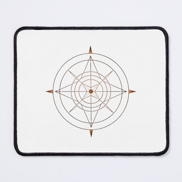 Item preview, Minimalist Celestial Alchemy Sun Geometric Emblem designed and sold by 77Clover.