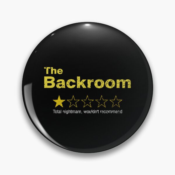 Item preview, The Backrooms user experience rating designed and sold by Cine Store Merch.