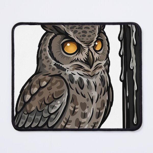 Item preview, Gothic Owl with Candle Icon designed and sold by IllumeInk.