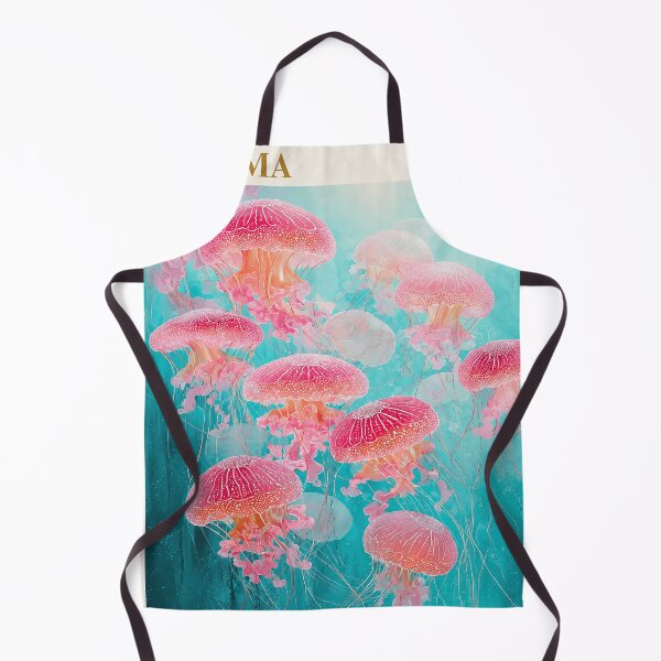 Item preview, Yayoi Kusama Jellyfish Pink Tokyo 1993 Graphic Art, Dreamy Kusama Marine Art designed and sold by DebraGiftShop.