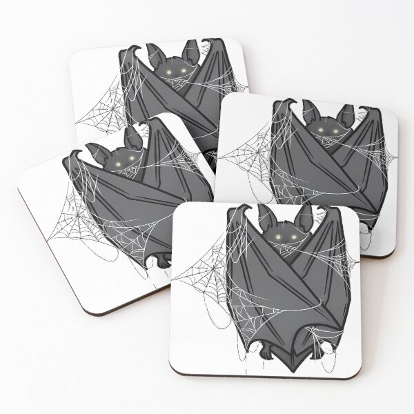 Item preview, Gothic Bat Wrapped in Cobweb Icon designed and sold by IllumeInk.