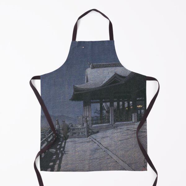 Item preview, Kyoto Kiyomizu-dera Temple at Night - Kawase Hasui Shin-Hanga designed and sold by vekotpu.