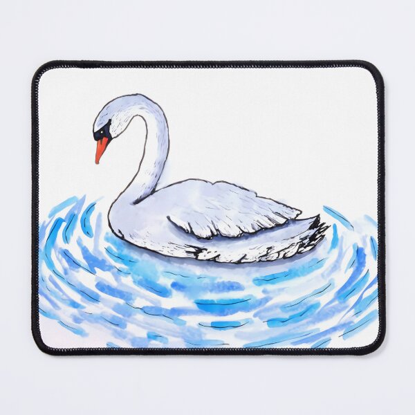 Item preview, Serene Swan in Watercolor designed and sold by Trezcharacts.