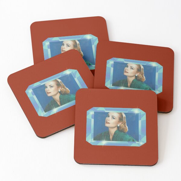 Artikelvorschau, Glamorous Grace (Aqua on Red) entworfen und verkauft von PawsitiveMum3.