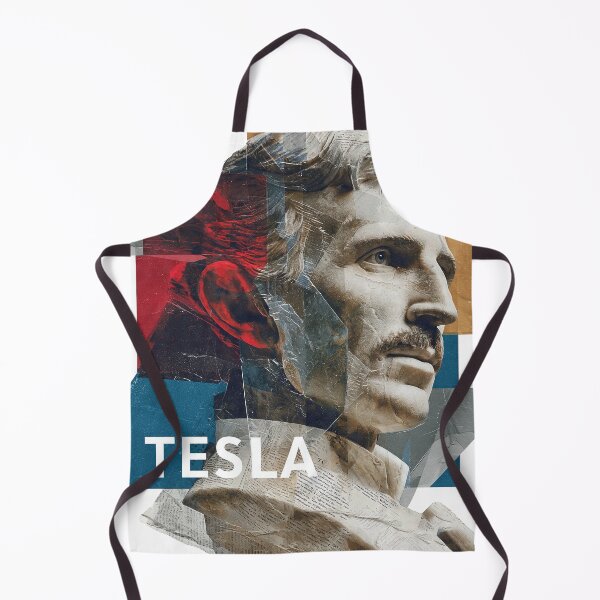 Item preview, Nikola Tesla – Inventor Collage Art Print | Electricity Genius Science Visionary Poster designed and sold by OzzFrequency.