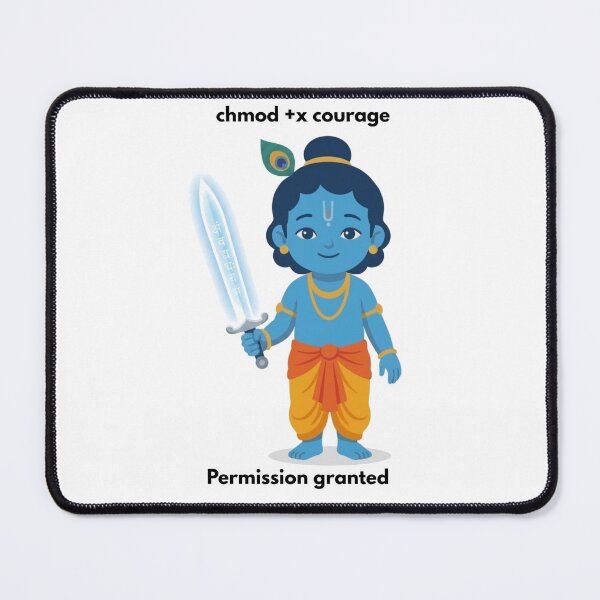 Item preview, chmod +x courage | Linux Developer Sticker | Tech Humor designed and sold by BhaktiByte.