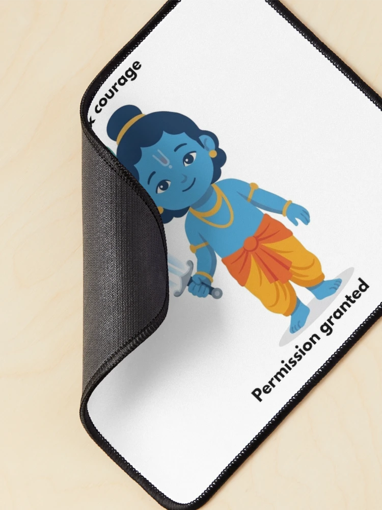 Thumbnail 2 of 5, Mouse Pad, chmod +x courage | Linux Developer Sticker | Tech Humor designed and sold by BhaktiByte.