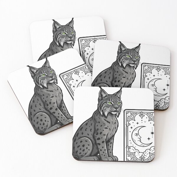 Item preview, Gothic Lynx and Tarot Card Icon designed and sold by IllumeInk.