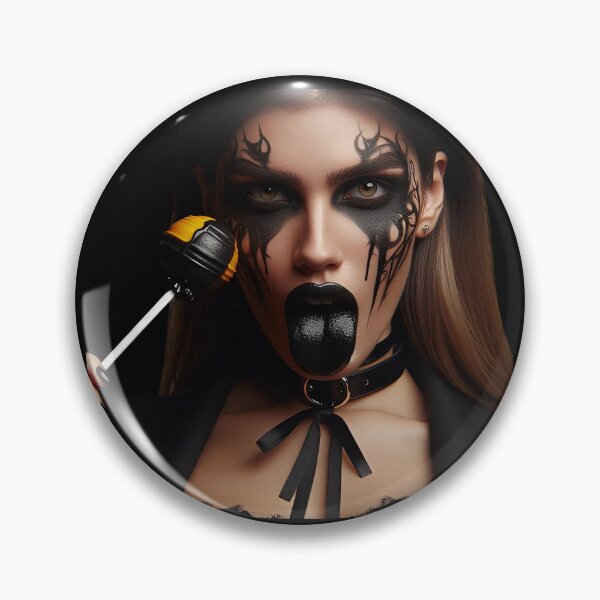 Item preview, Gothic Girl Showing Dark Tongue designed and sold by Voodoo Store Paranormal Collections.