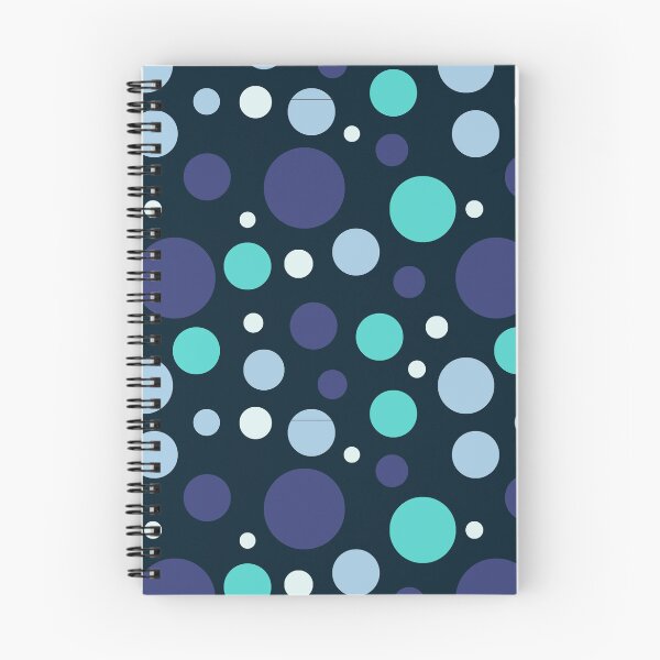 Item preview, Scandinavian Blue Circle Pattern  designed and sold by ViviNyks.