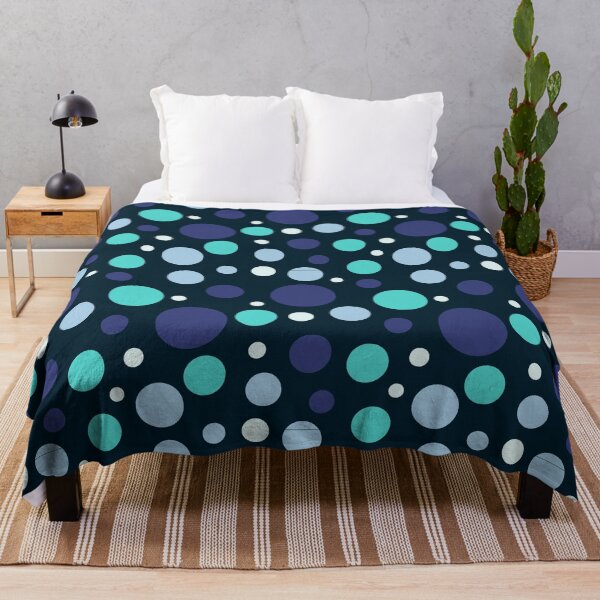 Item preview, Scandinavian Blue Circle Pattern designed and sold by ViviNyks.