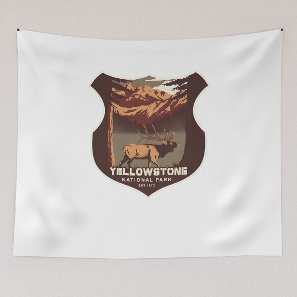 Aperçu de l'œuvre le parc national de Yellowstone créée et vendue par FrontierCosmic.