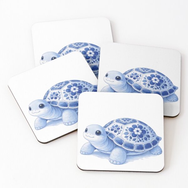 Item preview, Delft turtle designed and sold by ArtAndDesignA.