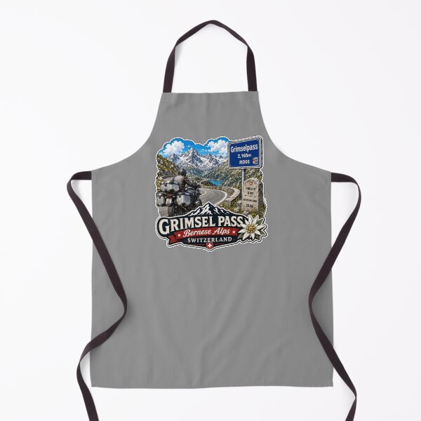 Item preview, Grimsel Pass Switzerland Grimselpass Motorcycle Cycle Sticker TShirt 13 designed and sold by OuterShellUK.