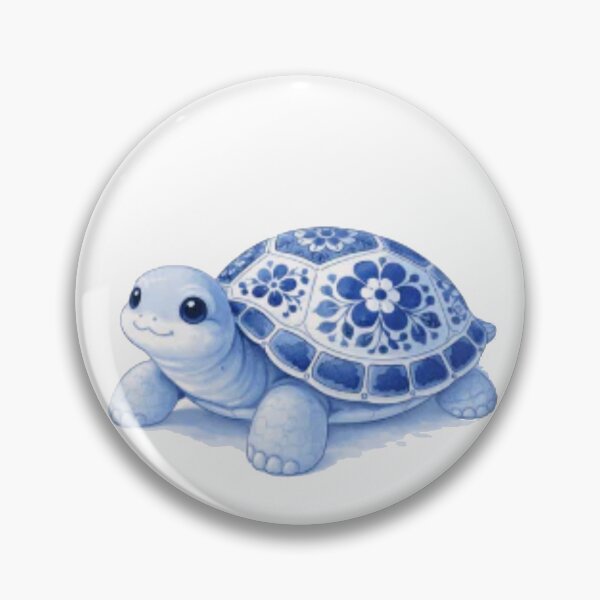 Item preview, Delft turtle designed and sold by ArtAndDesignA.