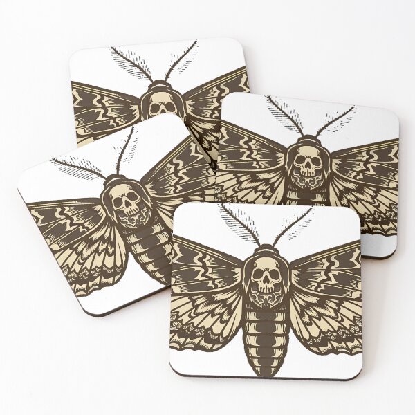 Item preview, Gothic Death Moth Familiar Icon designed and sold by IllumeInk.