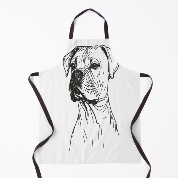Item preview, Boxer in Minimalist Linear Art designed and sold by VestraDesign.