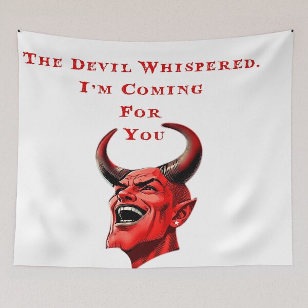 Item preview, THE DEVIL WHISPERED designed and sold by Pickle Wicked Designs.