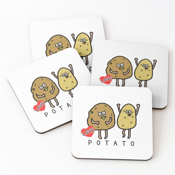 Item preview, Cute I LOVE POTATO designed and sold by kanaehonkawa.