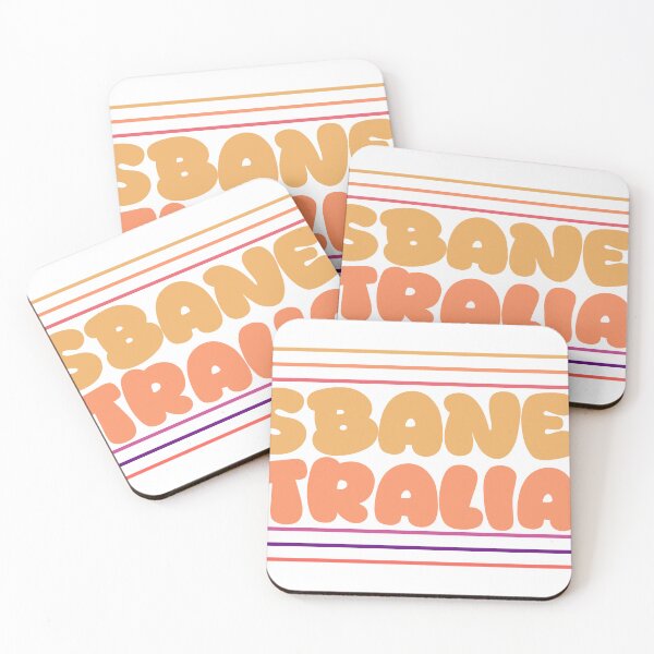 Item preview, Brisbane Australia City Marked On Country Map designed and sold by TheIconSmith.