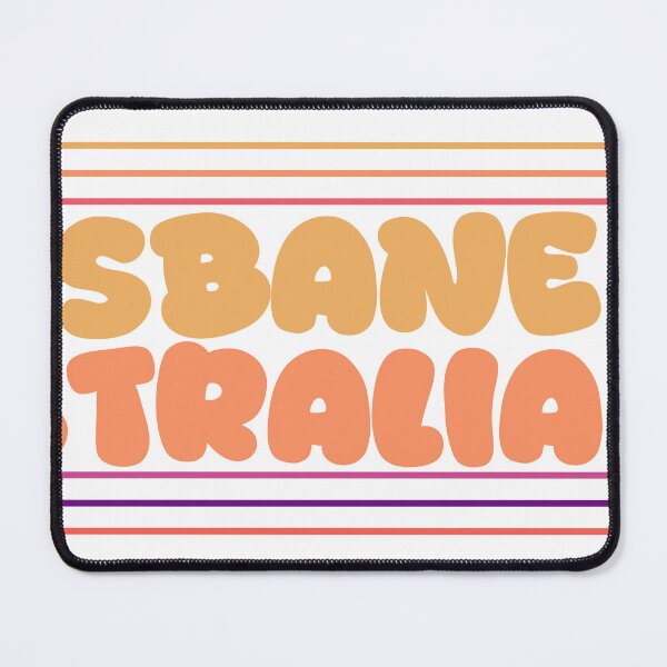 Item preview, Brisbane Australia City Marked On Country Map designed and sold by TheIconSmith.