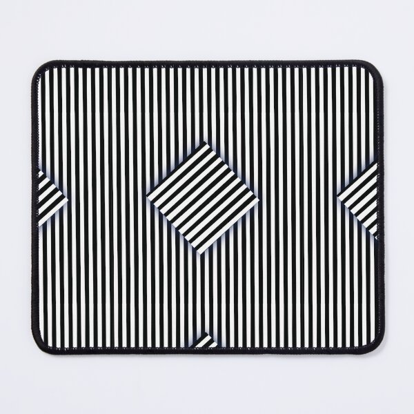 Item preview, Modern Geometric striped 3D seamless pattern designed and sold by RuwaDesignArt.