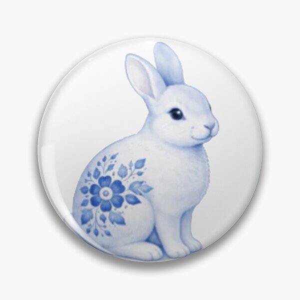Item preview, Delft rabbit designed and sold by ArtAndDesignA.