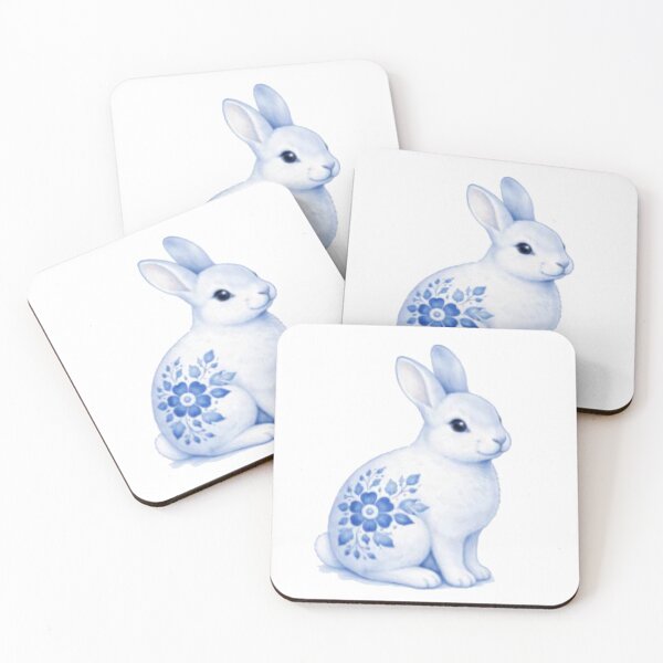Item preview, Delft rabbit designed and sold by ArtAndDesignA.