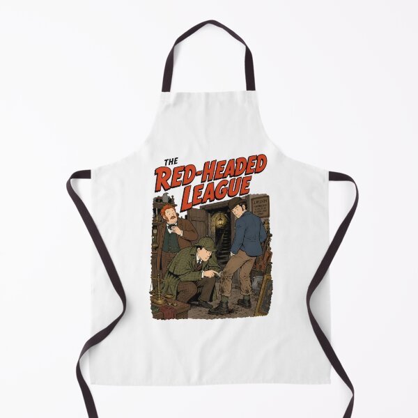 Item preview, Sherlock Holmes The Red-Headed League Retro Mystery Illustration designed and sold by Fenay Designs.