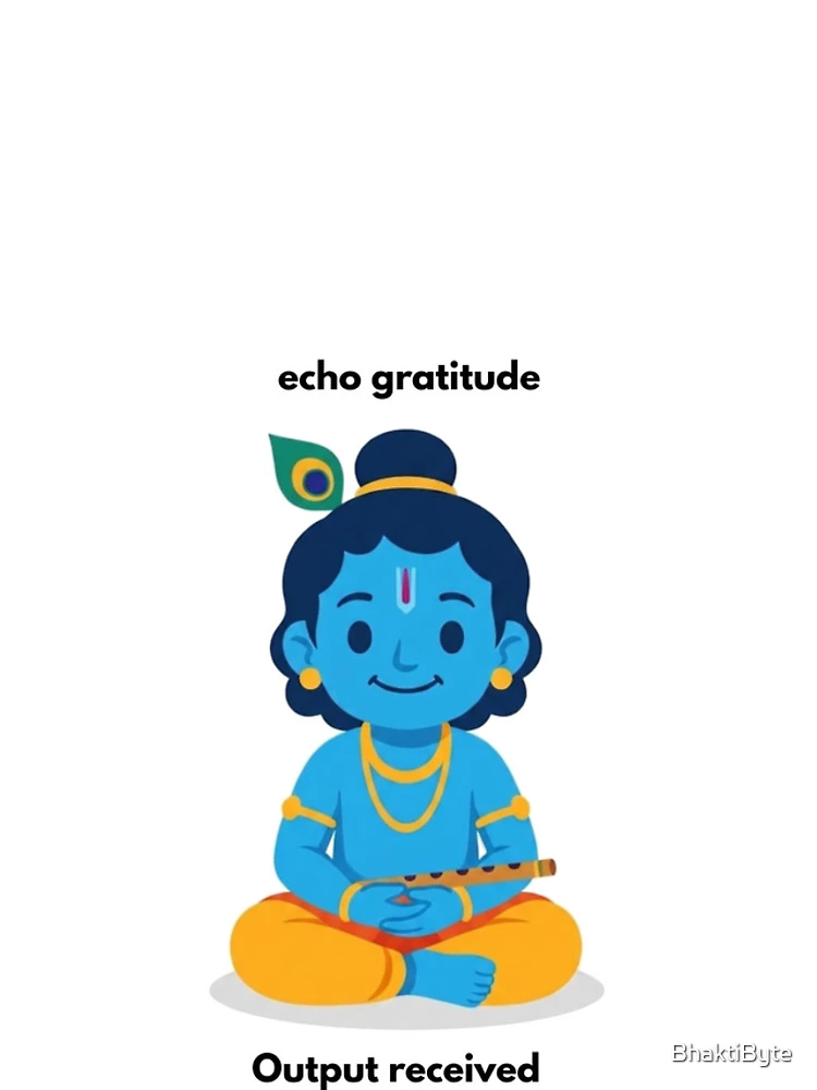 Thumbnail 4 of 4, iPhone Case, echo gratitude | Linux Developer Sticker | Tech Humor designed and sold by BhaktiByte.