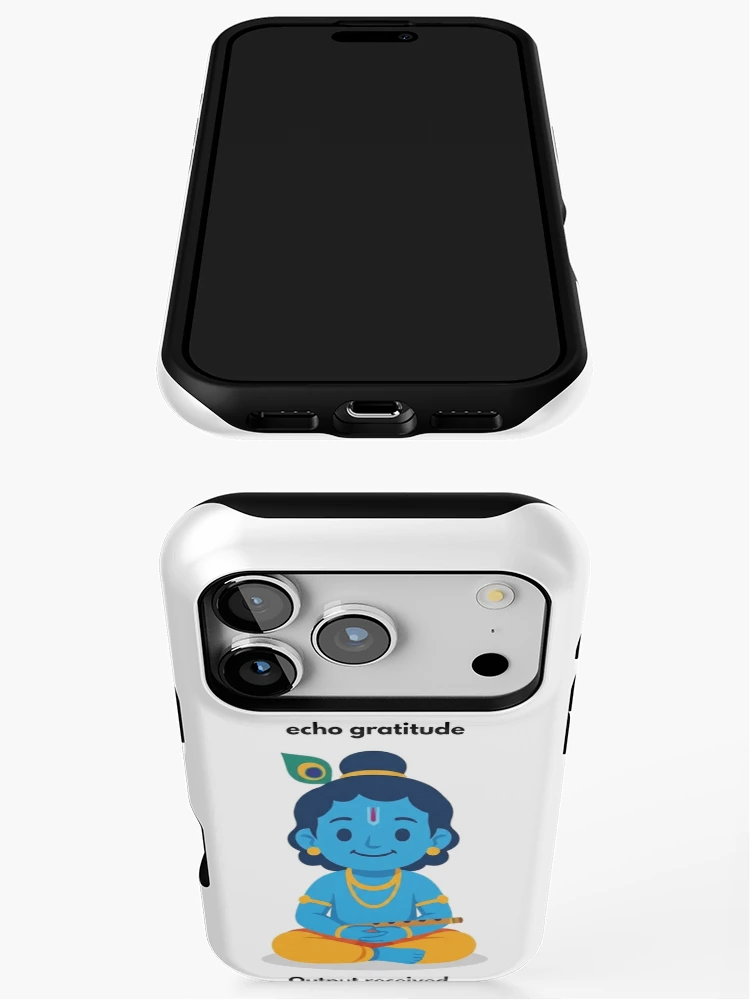Thumbnail 3 of 4, iPhone Case, echo gratitude | Linux Developer Sticker | Tech Humor designed and sold by BhaktiByte.
