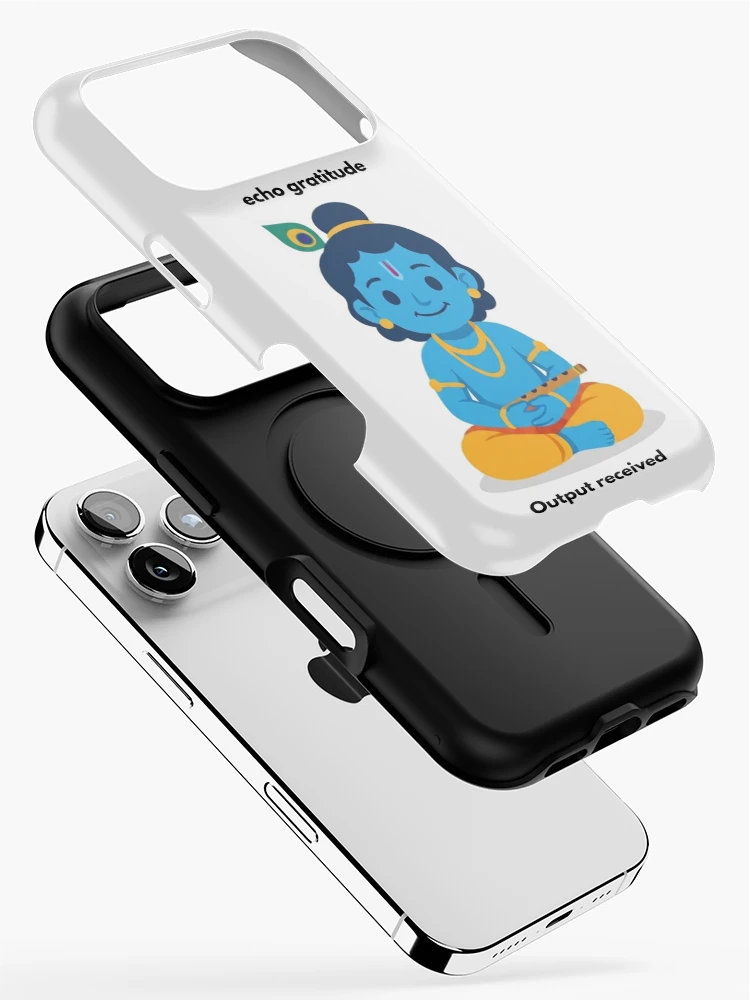 Thumbnail 2 of 4, iPhone Case, echo gratitude | Linux Developer Sticker | Tech Humor designed and sold by BhaktiByte.