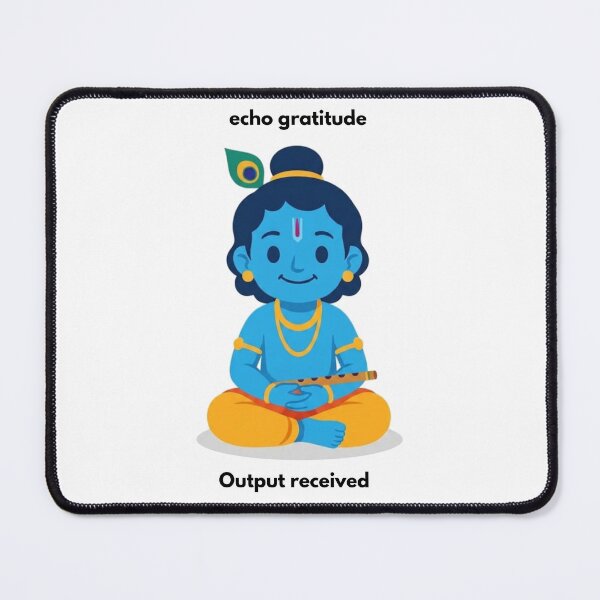 Item preview, echo gratitude | Linux Developer Sticker | Tech Humor designed and sold by BhaktiByte.