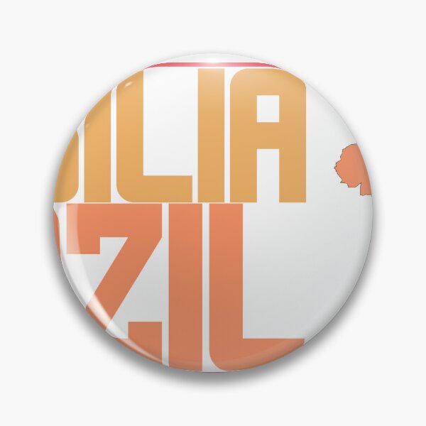 Item preview, Brasilia Brazil City Marked On Country Map designed and sold by TheIconSmith.