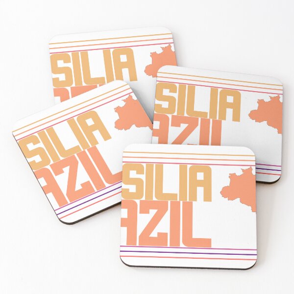 Item preview, Brasilia Brazil City Marked On Country Map designed and sold by TheIconSmith.
