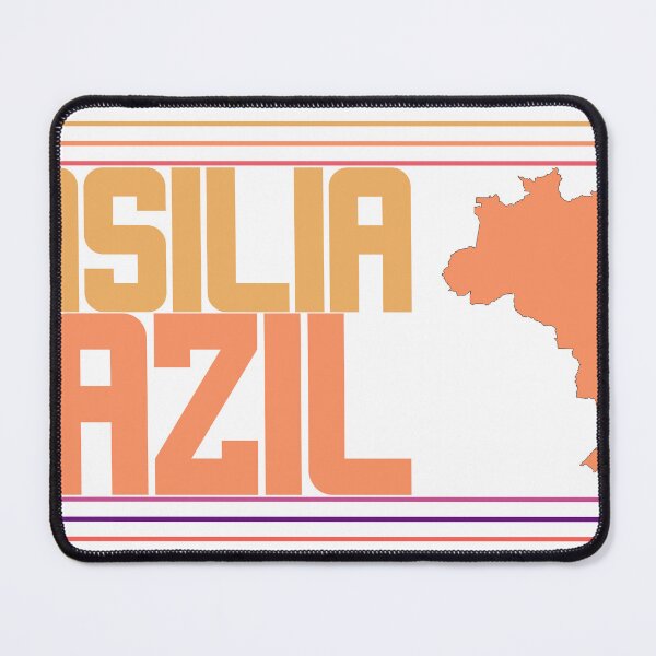Item preview, Brasilia Brazil City Marked On Country Map designed and sold by TheIconSmith.