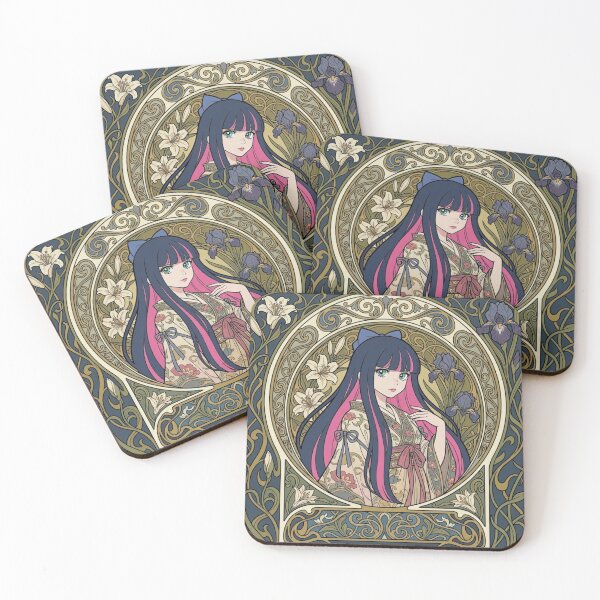 Item preview, Stocking in the style of Alphonse Mucha designed and sold by Solace Sparkles.