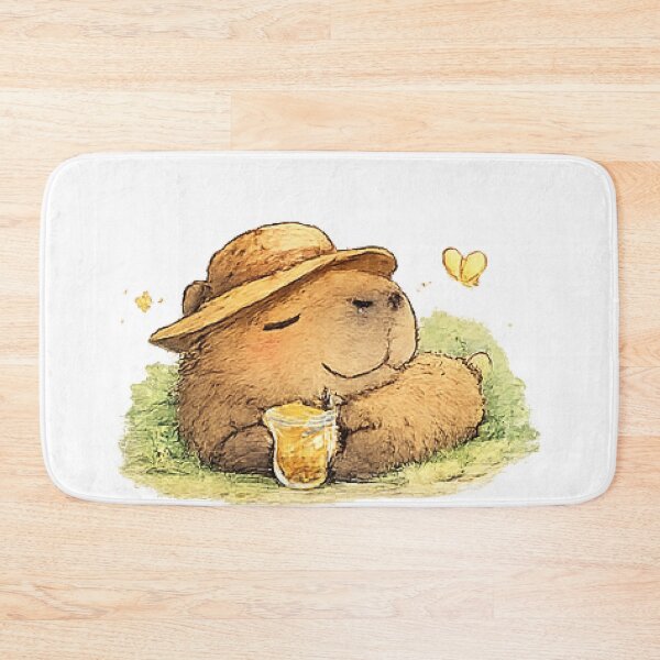 Item preview, Summer Capybara With Lemonade designed and sold by Northline Creative.