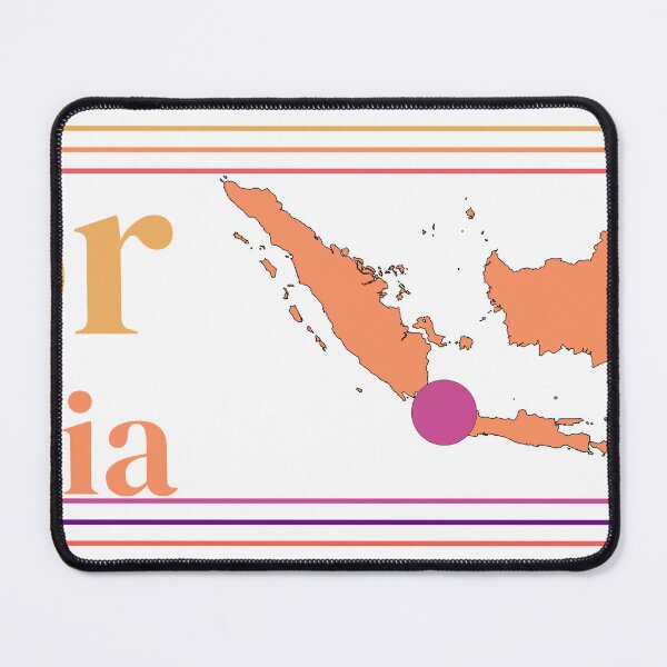 Item preview, Bogor Indonesia City Marked On Country Map designed and sold by TheIconSmith.