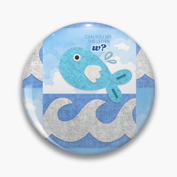 Item preview, W Is For Whale designed and sold by Seed of Faith Designs.