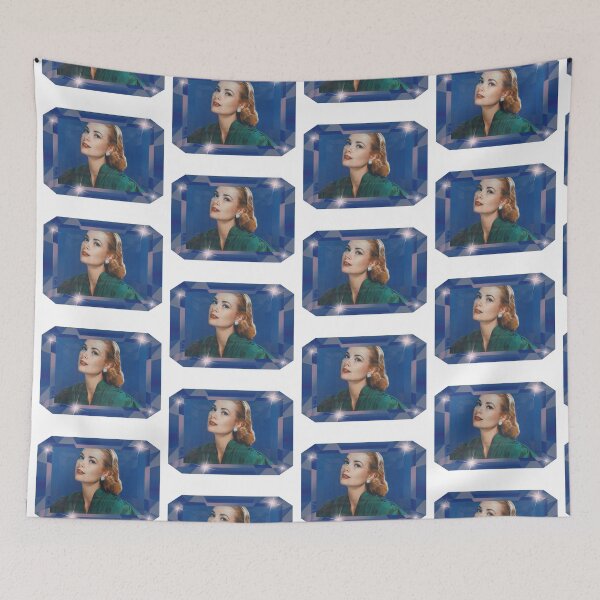 Item preview, Glamorous Grace (Blue on White) designed and sold by PawsitiveMum3.