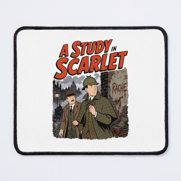 Item preview, Sherlock Holmes A Study in Scarlet Rache London Fog Art designed and sold by Fenay Designs.