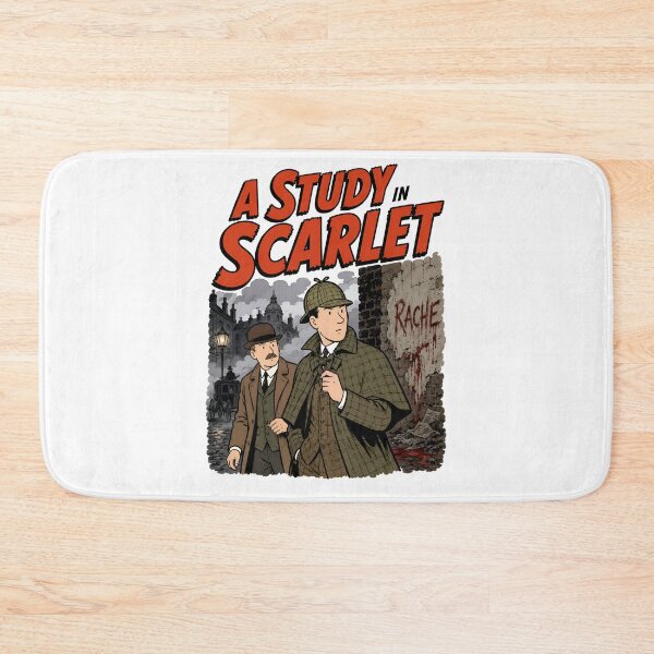 Item preview, Sherlock Holmes A Study in Scarlet Rache London Fog Art designed and sold by Fenay Designs.