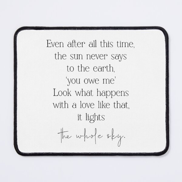 Item preview, Light the Whole Sky — Rumi Quote Print designed and sold by calamarisky.