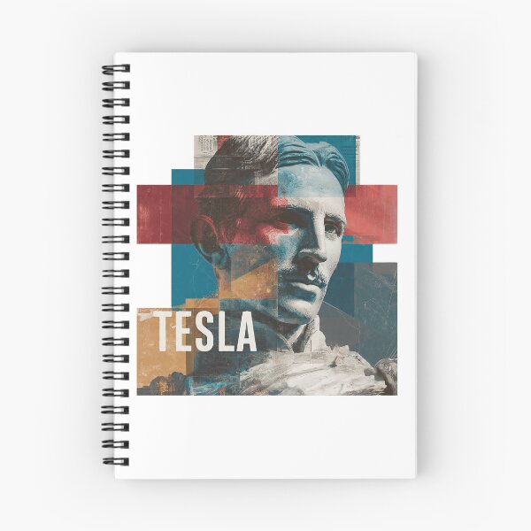 Item preview, Nikola Tesla – Inventor Collage Art Print | Electricity Genius Science Visionary Poster designed and sold by OzzFrequency.