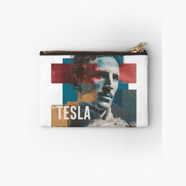 Item preview, Nikola Tesla – Inventor Collage Art Print | Electricity Genius Science Visionary Poster designed and sold by OzzFrequency.