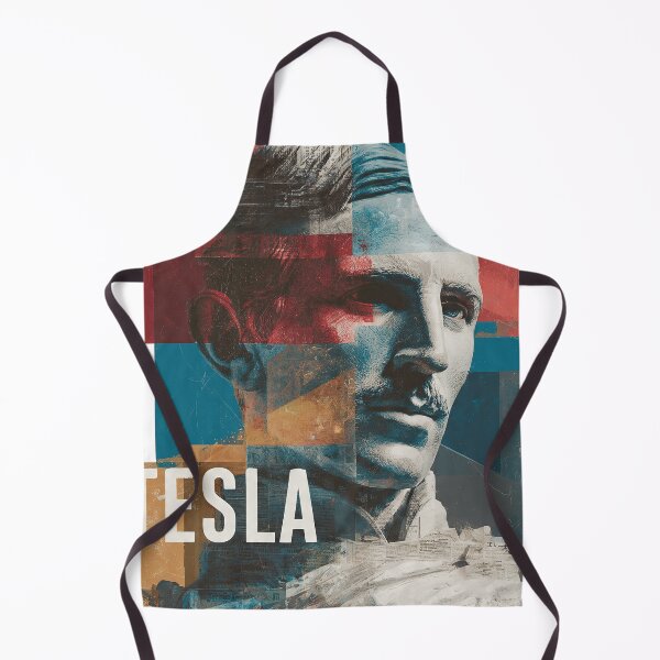 Item preview, Nikola Tesla – Inventor Collage Art Print | Electricity Genius Science Visionary Poster designed and sold by OzzFrequency.